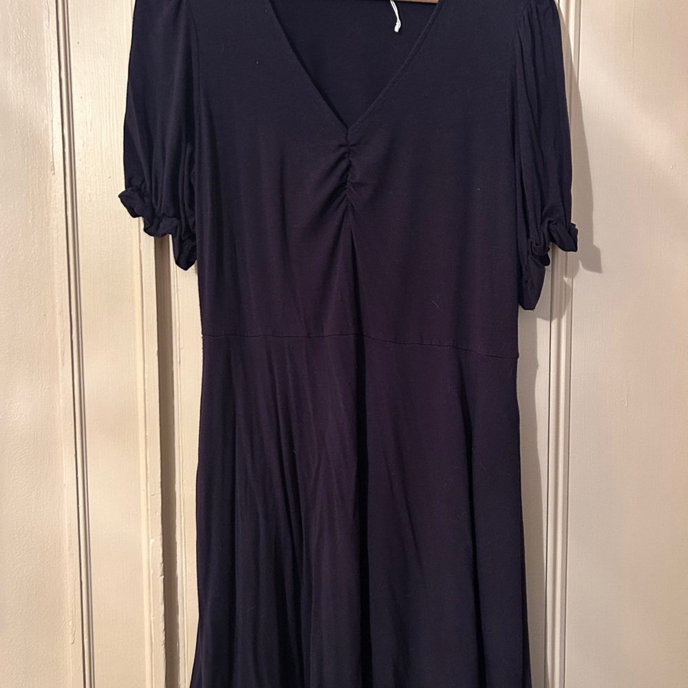 Boden Navy V-Neck Dress